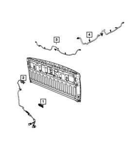 Mopar 68387005ac Genuine Jumper Wiring