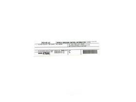 68406476aa Mopar Genuine Vehicle Emission Control Information Label Us Canada 68406476aa Mopar Genuine Vehicle Emission Control Information Label Us Canada