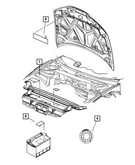 68470489aa Mopar Genuine Vehicle Emission Control Information Label