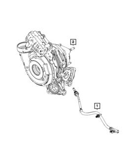 68490115aa Mopar Genuine Exhaust Temperature Sensor 68490115aa Mopar Genuine Exhaust Temperature Sensor