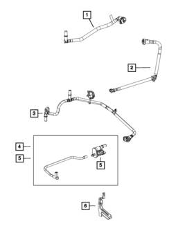 68581090aa Mopar Genuine Fuel Supply Jumper 68581090aa Mopar Genuine Fuel Supply Jumper