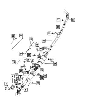 68594014ac Mopar Genuine Exhaust Temperature Sensor