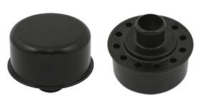 9810bp Mr Gasket Mr. Push-on Breather - Flat Black