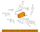 Mr571039 Mitsubishi Oem Canister Fuel Gas Emission