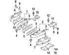 N-911-539-02 Audi Genuine Oem Exhaust Manifold Stud