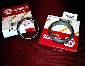 F17250 Napa Exhaust Pipe Flange Metal Rings . Lot Of 2