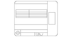 14805-3vb0a Nissan Genuine Emission Label
