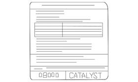 Nissan 14805-9bs0b Genuine Emission Label