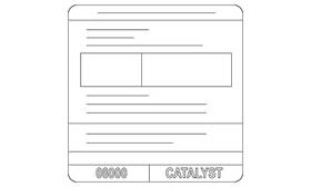 14805-zs70b Nissan Genuine Emission Label 14805-zs70b Nissan Genuine Emission Label