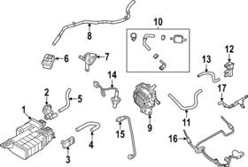 14912-6rr1e Nissan Genuine Hose Assembly