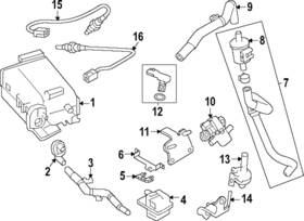 18791-6gp5a Nissan Genuine Canister Hose
