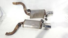 328.da1z92 Nissan 1992 300zx Oem Pair Magma Flow Mufflers Exhaust Assembly