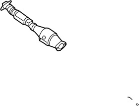 20010-1pd0a Nissan Infiniti Tube Exhaust. Front