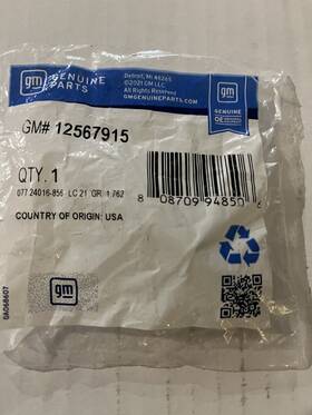 12567915 Oem Gm Genuine Parts Pcv Valve Made In Usa