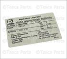 Pe01-69-036 Pe0169036 Mazda Brand New Genuine Oem Emission Label