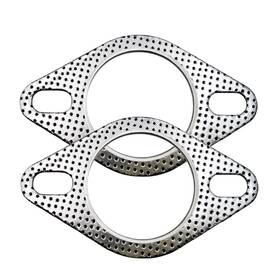 Pqgdp-2411-11 Pinyouzj 2-pack High-temperature Exhaust Flange Gaskets Durable Flat Muffler Donut