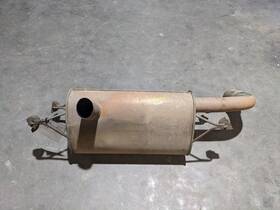 333.gm2w06 Pontiac 06-10 Solstice 2.4l Rear Single Tip Exhaust Muffler Oem 1169513