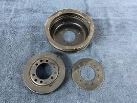 9786173 Pontiac Gto Firebird Catalina 2 Grand Prix Dual Groove Crank Pulley 400 428