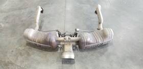 333.po1s13 Porsche 13 Boxster 981 2.7l Rear Exhaust Muffler Assembly 333.po1s13 Porsche 13 Boxster 981 2.7l Rear Exhaust Muffler Assembly