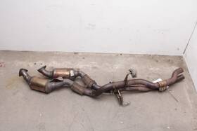 7p0-131-701-e Porsche 2011-2018 Cayenne Platinum 3.6l Front Left And Right Exhaust System Pipe