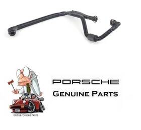 9a110752001 Porsche Boxster Cayman Crankcase Breather Tube 3 - Way Genuine
