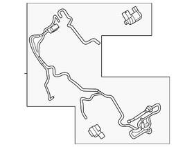 Pab-131-055-j Porsche Genuine Vacuum Hose Pab-131-055-j Porsche Genuine Vacuum Hose