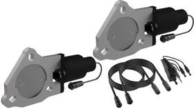 Qtec60 Qtp 3in Bolt-on Qtec Dual Electric Cutout Valves - Pair Qtec60 Qtp 3in Bolt-on Qtec Dual Electric Cutout Valves - Pair