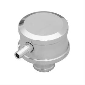 G3408 Summit Racing 2 Valve Cover Breather Push-in Round Alum. Polish Plain