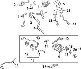 77707-0c040 Toyota Genuine Air Hose 77707-0c040 Toyota Genuine Air Hose