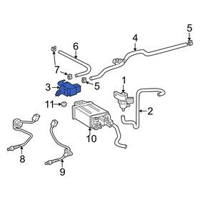 2586022050 Toyota Oe For Celica 00-05 Vapor Canister Purge Valve Assembly