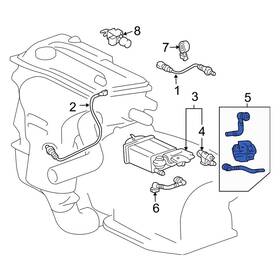 7770606020 Toyota Oe For Camry 2002-2007 Vapor Canister Filter