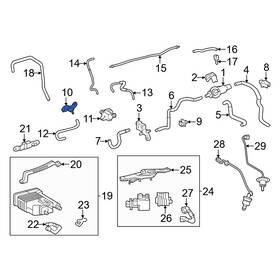 8942160050 Toyota Oe For Tundra 2022-2024 Rear Vapor Canister Purge Solenoid