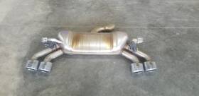333.vw1824 Volkswagen 24 Golf R Mk8 2.0l Exhaust Muffler Assembly 333.vw1824 Volkswagen 24 Golf R Mk8 2.0l Exhaust Muffler Assembly