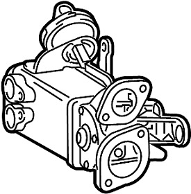 059131512ar Vw Audi Porsche Cooler Assembly. Exhaust Gas