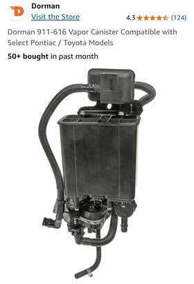 911-631 Wd Express Vapor Canister-dorman Canister 911 631 911-631 Wd Express Vapor Canister-dorman Canister 911 631