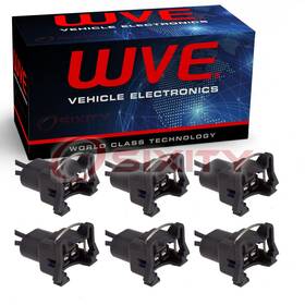 Sx-f4pb Wve 6 Pc Wells Vapor Canister Purge Solenoid Connectors For 1988-1995 Bmw 325i Dq