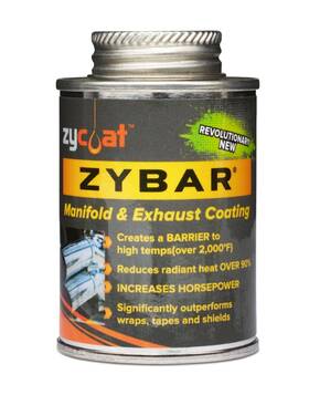 11004 Zycoat Zybar Midnight Black High Temperature Thermal Coating 4 Oz 118ml Bottle