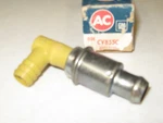 Pcv Valve, Nos, Usa, Acdelco # CV855C, 25040350, Fits '80 Buick, Pontiac. Fixed Price $9.85.
