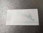Genuine Mercedes E350 Labels Clear Back Gummed 0045847438. Fixed Price $21.26.