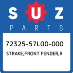 72325-57L00-000 Suzuki Strake,front Fender,r 7232557L00000, New Genuine Oem Part. Fixed Price $36.74.