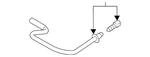 Genuine Ford Hose Fuel Vapour HG9Z-9G297-B. Fixed Price $74.69.