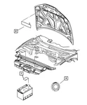 Genuine Mopar Vehicle Emission Control Information Label 68465424AA. Fixed Price $6.16.