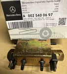 One New Genuine Egr Valve Control Solenoid 0025400697 For Mercedes Mb. Fixed Price $180.00.