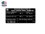 Bmw X3 F25 X4 F26 Exhaust Emission Label Genuine 71228681997. Fixed Price $37.12.