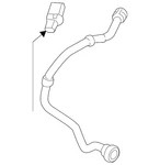 Genuine Volkswagen Inlet Hose 5Q0-131-128-P. Fixed Price $217.69.