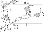 Genuine Ford Catalytic Converter N1MZ-5E212-A. Fixed Price $1241.00.