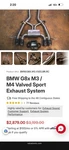 Valvtronic Bmw G8X M3 / M4 Valved Full Sport Exhaust Catback Carbon Fiber. Fixed Price $2850.00.