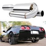 For Chevrolet Corvette C3 C4 C5 C6 Twin Exhaust Muffler 2.5" Inlet 4.0" Tip Pipe. Fixed Price $95.45.