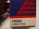 Acdelco FB86 Engine Crankcase Breather Element. Fixed Price $7.50.