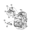 Genuine Mopar Fresh Air Inlet 4884930AA. Fixed Price $13.10.